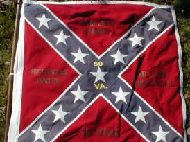 50th VA Infantry battle flag