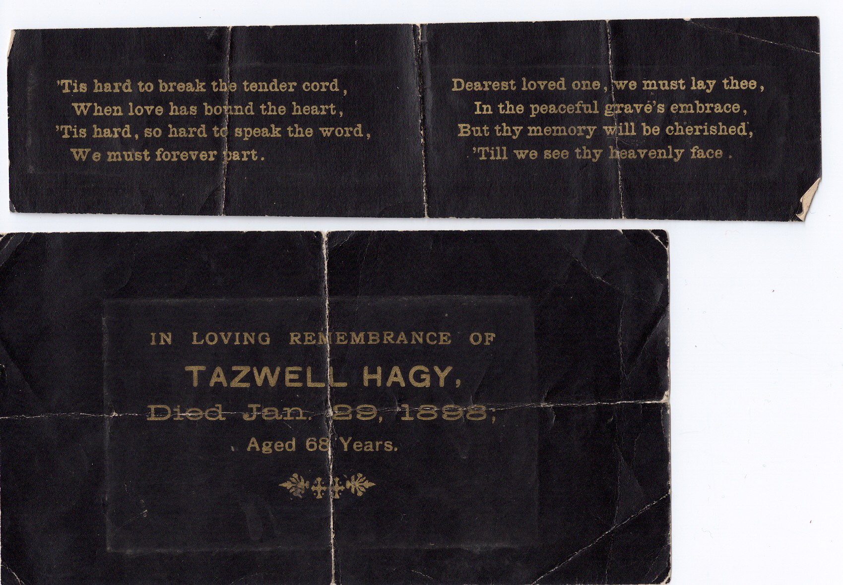 Tazewell Hagy Obituary